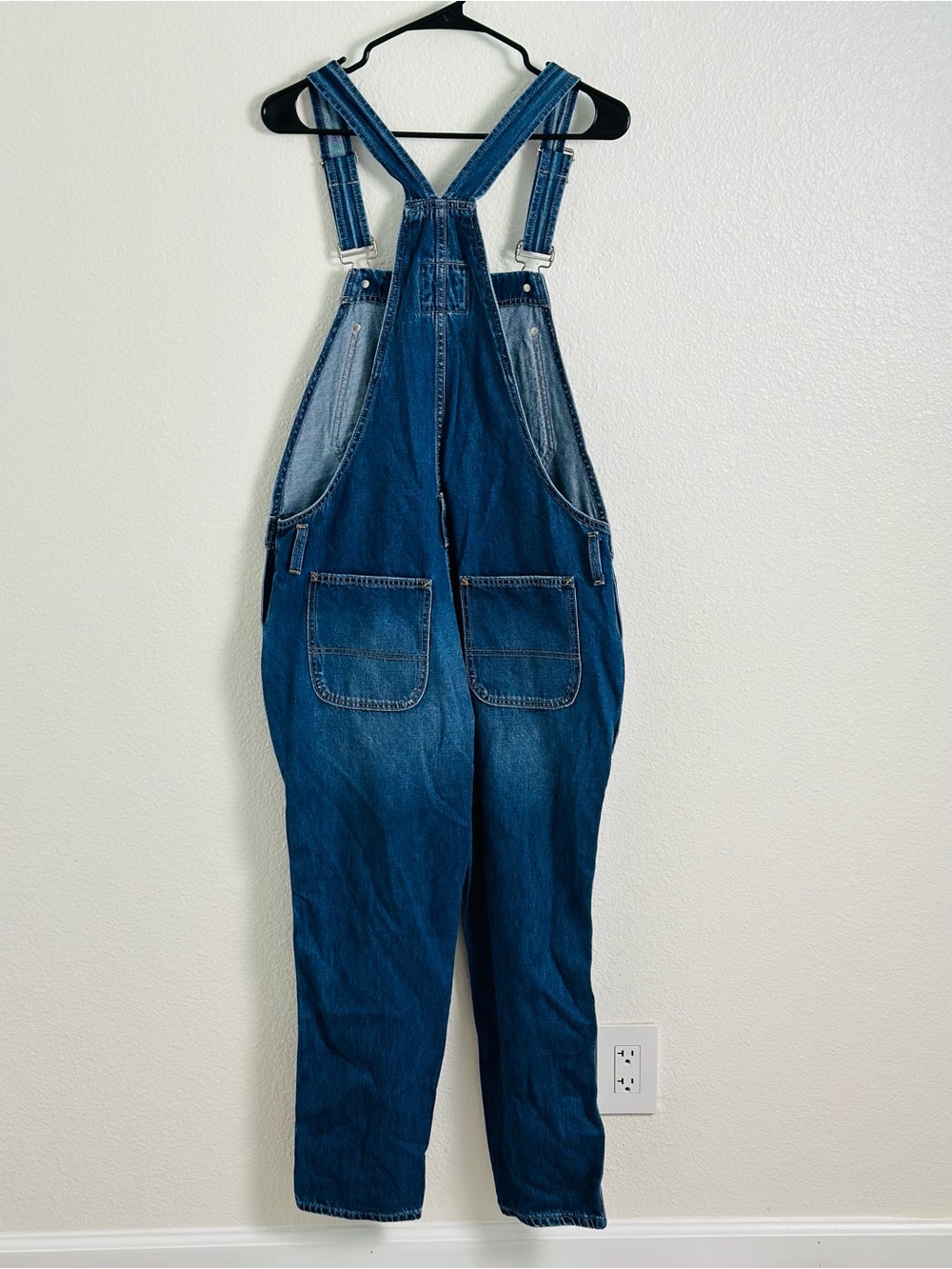 GAP Women's Slouchy Overalls In Medium Indigo Size Medium - Picture 3 of 11